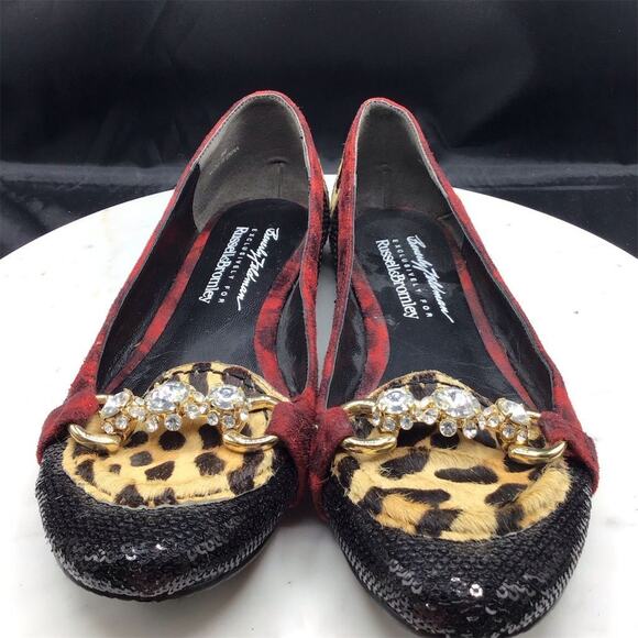 Beverly Feldman for Russell & Bromley Women's Multicolor Flats Slip-On 8 - Picture 3 of 7